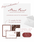 Mini Print Adventskalender 2026